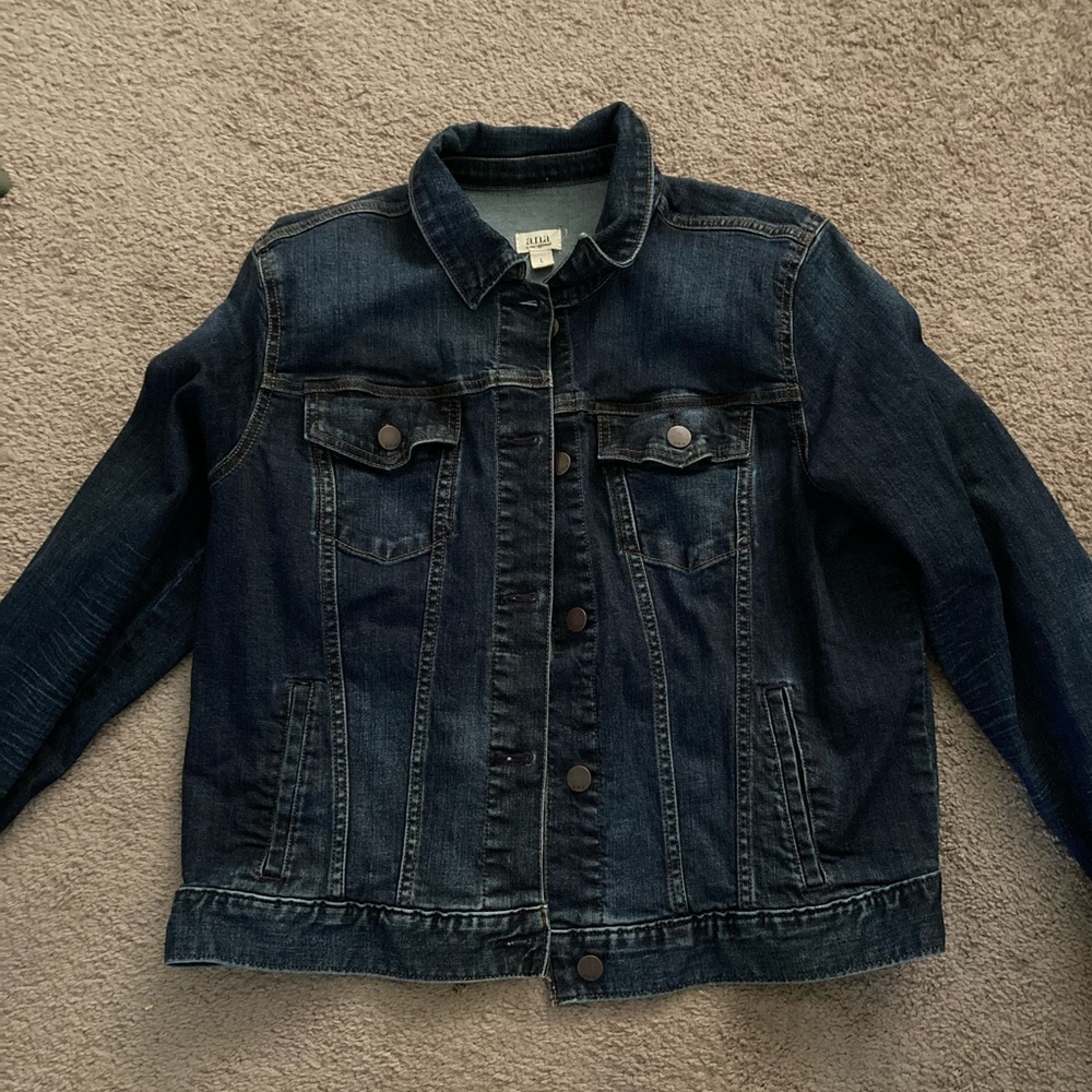 a.n.a. jean jacket, size large
